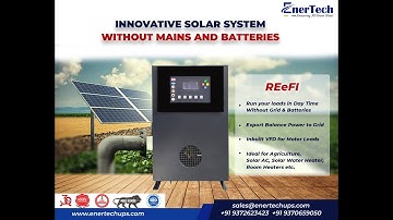 EnerTech Solar Inverter without Mains & Grid | EnerTech REeFI Model | Universal Pump Controller