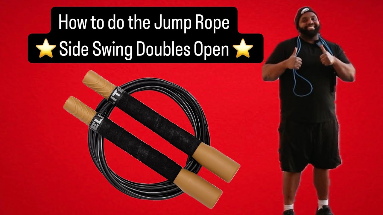 Jump Rope Side Straddle How to do the Jump Rope Side Swing Doubles Open - YouTube