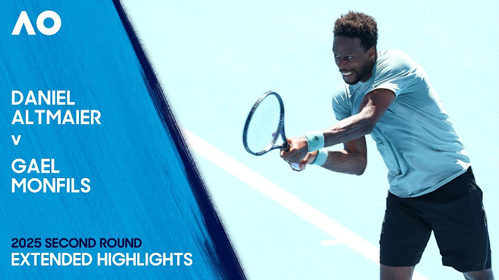 Daniel Altmaier v Gael Monfils Extended Highlights | Australian Open 2025 Second Round