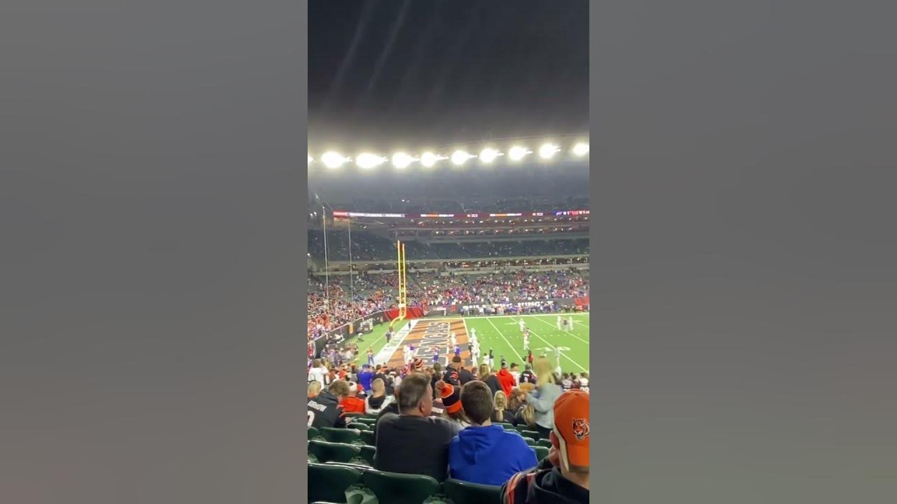 My First Time Using A Camera | Monday Night Football @buffalobills at @Bengals @NFL Week 17, 2023