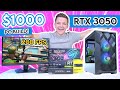 Best $1000 RTX 3050 Gaming PC Build 2022! ⚡️ [10+ Games TESTED - Full Build Guide!]