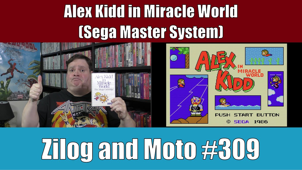Alex Kidd in Miracle World (Sega Master System) - Zilog and Moto