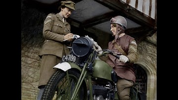 ATS Dispatch Rider 1942. Imperial War Museum