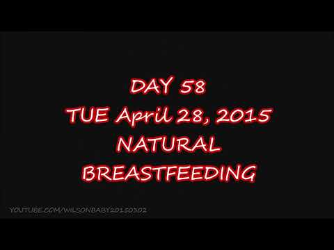 natural breastfeeding cute baby wilson day58 母乳