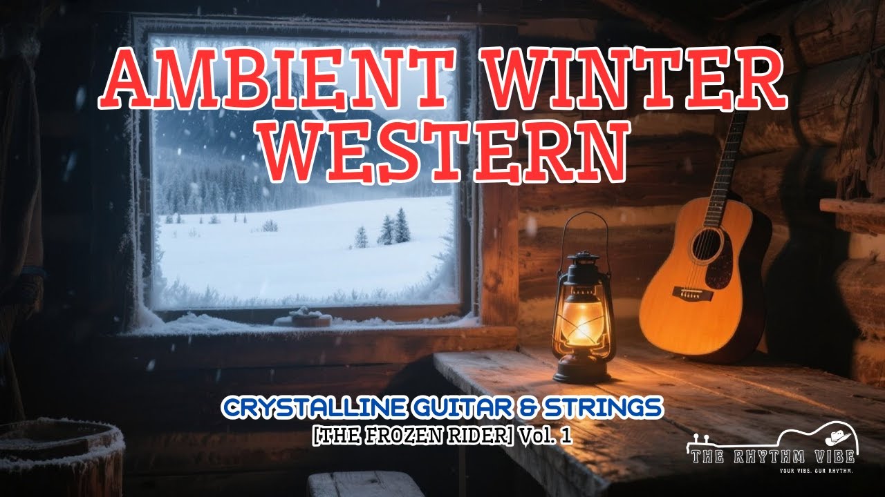 Ambient Winter Western Music ❄️ Crystalline Guitar & Strings | [THE FROZEN RIDER] Vol. 1