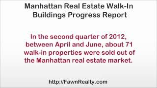 Demand for Walk-In Buildings Rise in Manhattan Real Estate