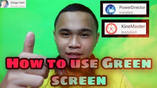 How to use Green Screen