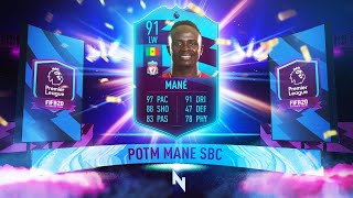 FIFA 20 PREMIER LEAGUE PLAYER OF THE MONTH MANE SBC SOLUTIONS (NO LOYALTY) VERY CHEAP!!!!