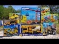 ألعاب الأطفال: حفارة، وجرار، وشاحنة تفريغ، فيديو ألعاب التركيب Playmobil