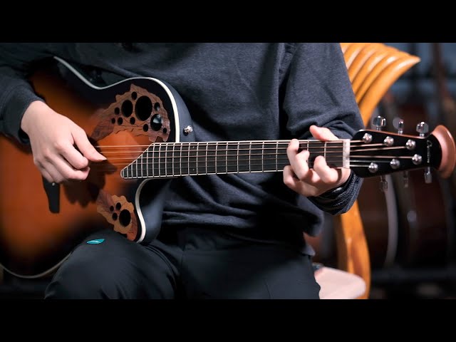 Ovation Celebrity CE48-1-G - YouTube