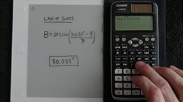 Round 1 of 4 - Algebraic vs RPN - Law of Sines