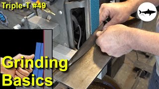 TripleT #49  Freehand Knife Grinding Basics