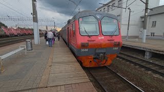 Электропоезд ЭД4М-0168. Куровская — Москва Казанская. Казанское направление.