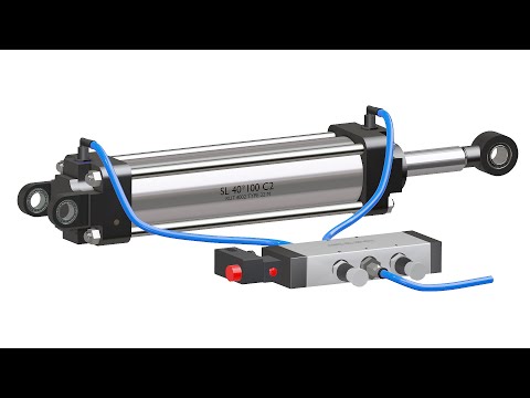 Pneumatic Cylinder Working explained 