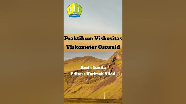 Praktikum Viskositas menggunakan Viskometer Ostwald - Farmasi Fisik