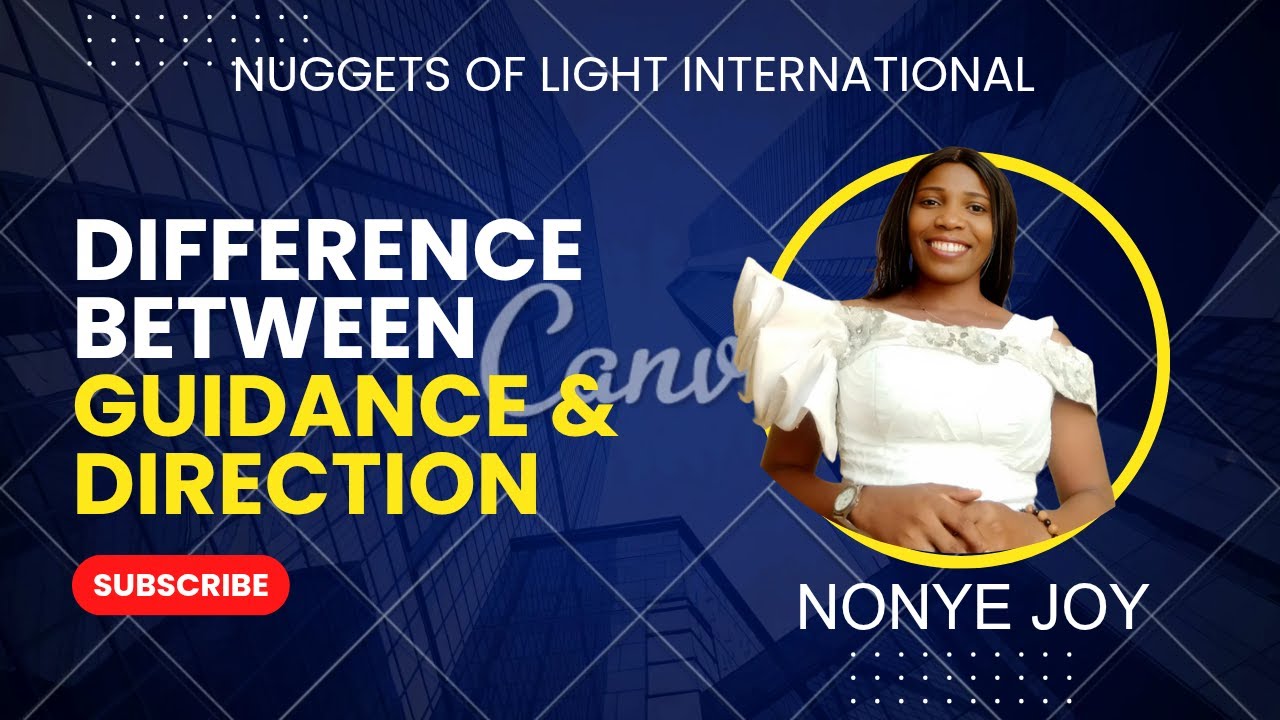 DIFFERENCE BETWEEN GUIDANCE AND DIRECTION