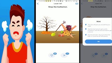 Easy Game Level 147 : Stop the barbarian.