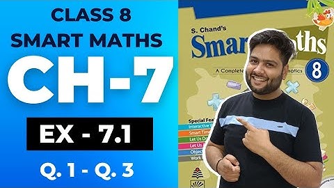 Smart Maths Class 8, Chapter - 7 || Exercise 7.1 || Cube and Cube Roots