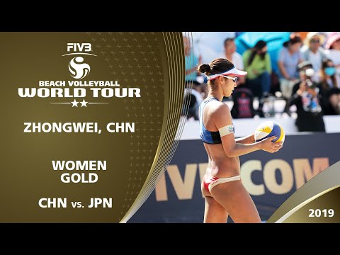 Women S Gold Medal CHN Vs JPN 2 ZhongWei CHN 2019 FIVB Beach Volleyball World Tour