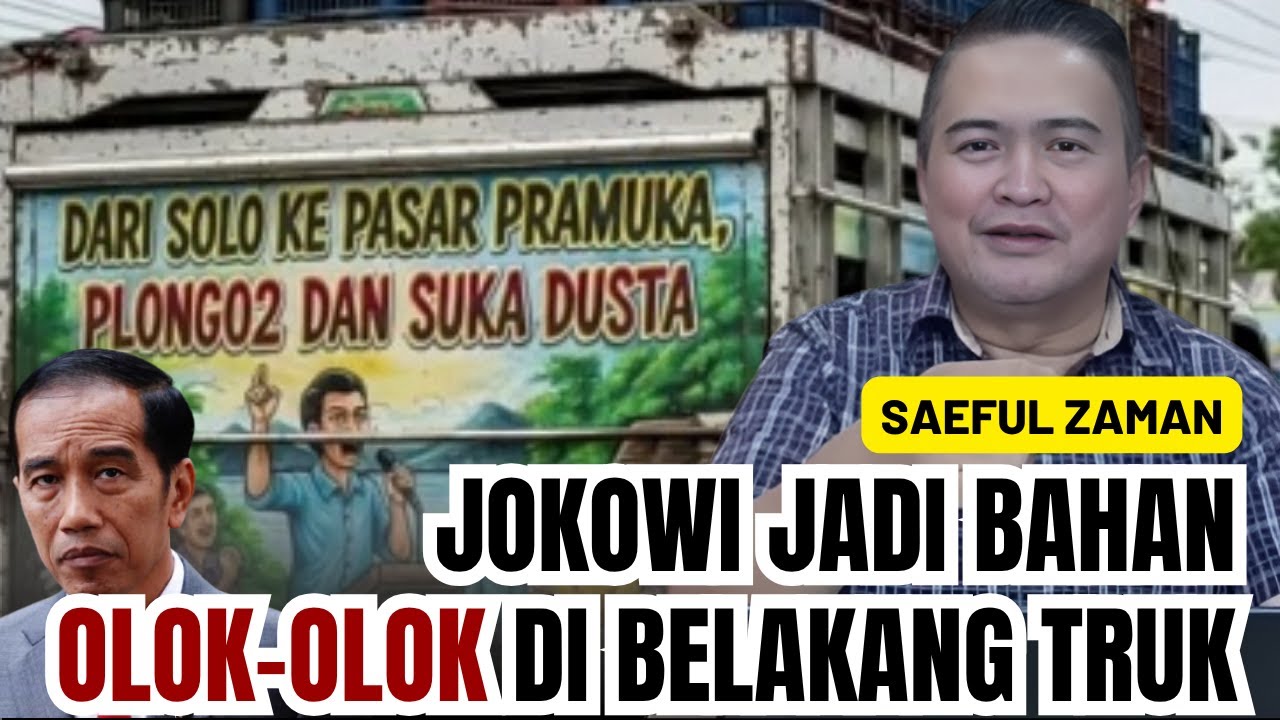Saeful Zaman - JOKOWI JADI BAHAN OLOK-OLOK DI BELAKANG TRUK [Official Audio]