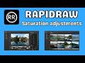 RapidRaw master saturation