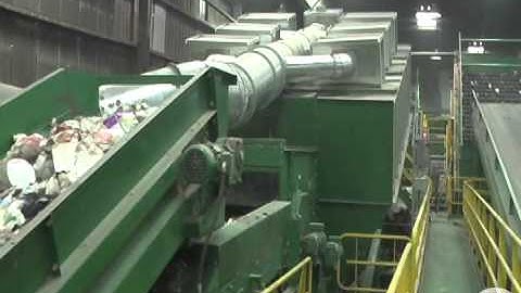 Municipal Waste sorting system built by Bulk Handling Systems