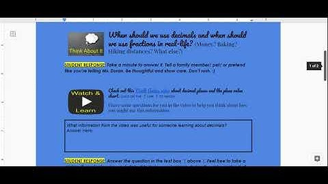 How-To: Math Interactive HyperDoc