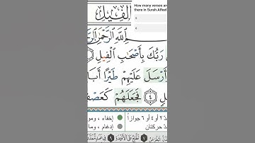 سورة الفيل برواية حفص Surah Al-Feel ( the Elephant ) #arabicalphabet #learnarab #المصحف#القرءان