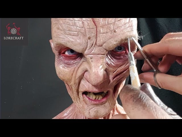 Sculpting Snoke - Star Wars, The Last Jedi Special - Timelapse sculpt and airbrush demo