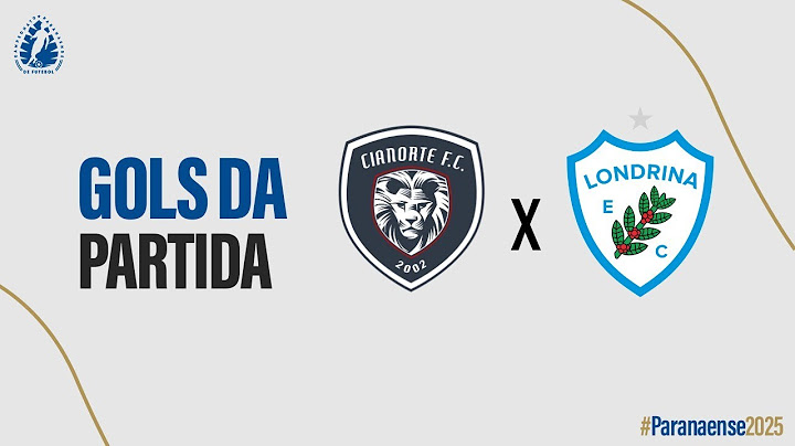GOLS | CIANORTE 1X2 LONDRINA | CAMPEONATO PARANAENSE 2025 | 4ª RODADA