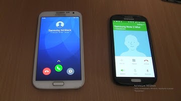 Incoming call & Outgoing call at the Same Time Samsung Galaxy s4 Black cover+ Note 2 miui