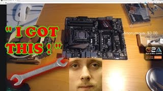 Forsen Building His Own Computer