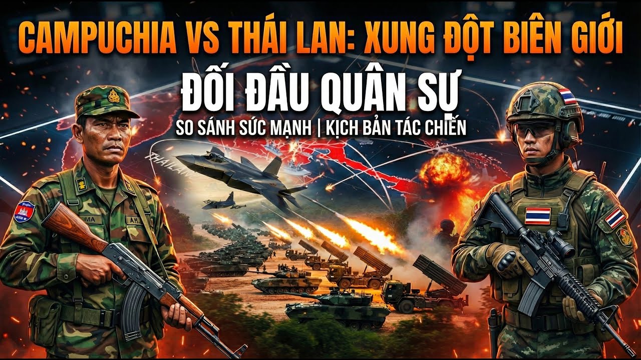 Tiêu điểm 2025: xung đột Thái Lan - Campuchia & gọng kìm Funan - Ream uy hiếp Tây Nam Bộ Việt Nam