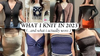 2023 knits: my fav projects, my flops, & what i've learned | pt 2 (june  dec)