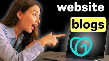 How to Add a Blog to Your Website in Godaddy Website Builder