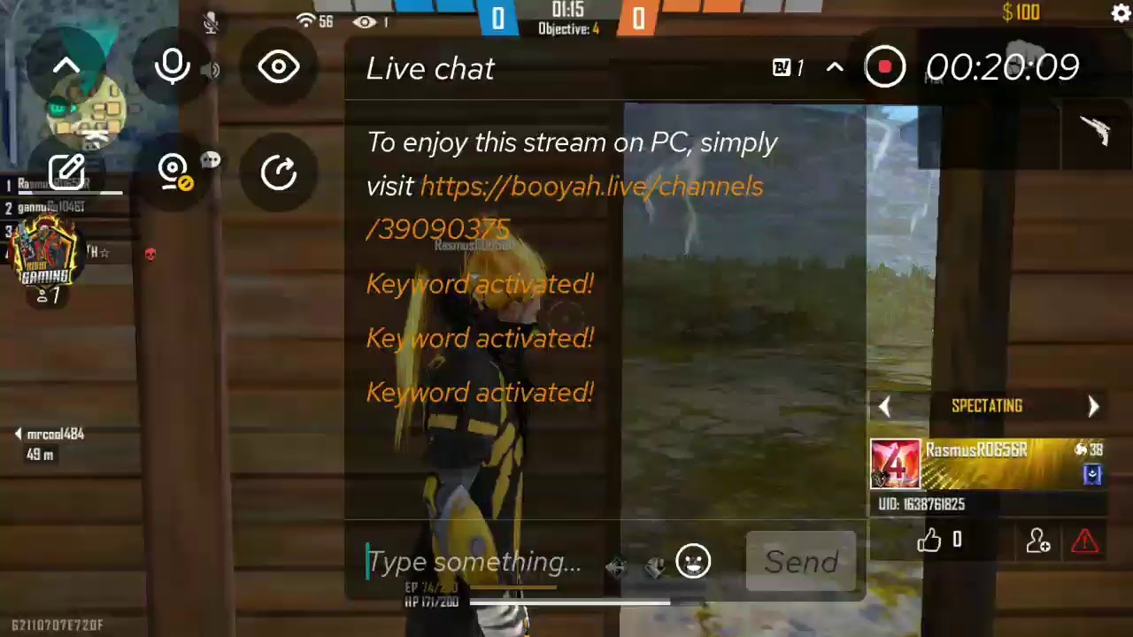 Free Fire Tamil Team Code Generator Live Csr Pushing Youtube
