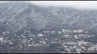 うっすら積雪・六甲山