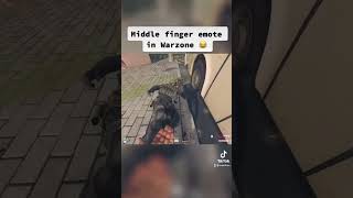 New Middle Finger Emote In Warzone 😂