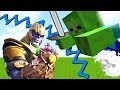 ME CONVIERTO EN THANOS VS ZOMBIE TITAN EN MINECRAFT!!! - RETO MINECRAFT LOS VENGADORES