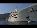 Le plus grand yacht du monde vogue sur la cte dazur