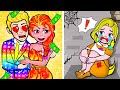 Paper Dolls Dress Up - Clever Rapunzel and Scam Stepmother - Barbie Story &amp; Craft