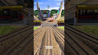 Satisfying Train Simulation You Can't Miss #shorts