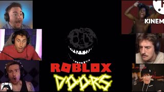 Gamers React to the appearance of Rush (PART 1) | Doors (Roblox Horror Game) screenshot 4
