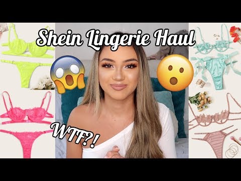 SHEIN LINGERIE HAUL  WTF DID I BUY?! 