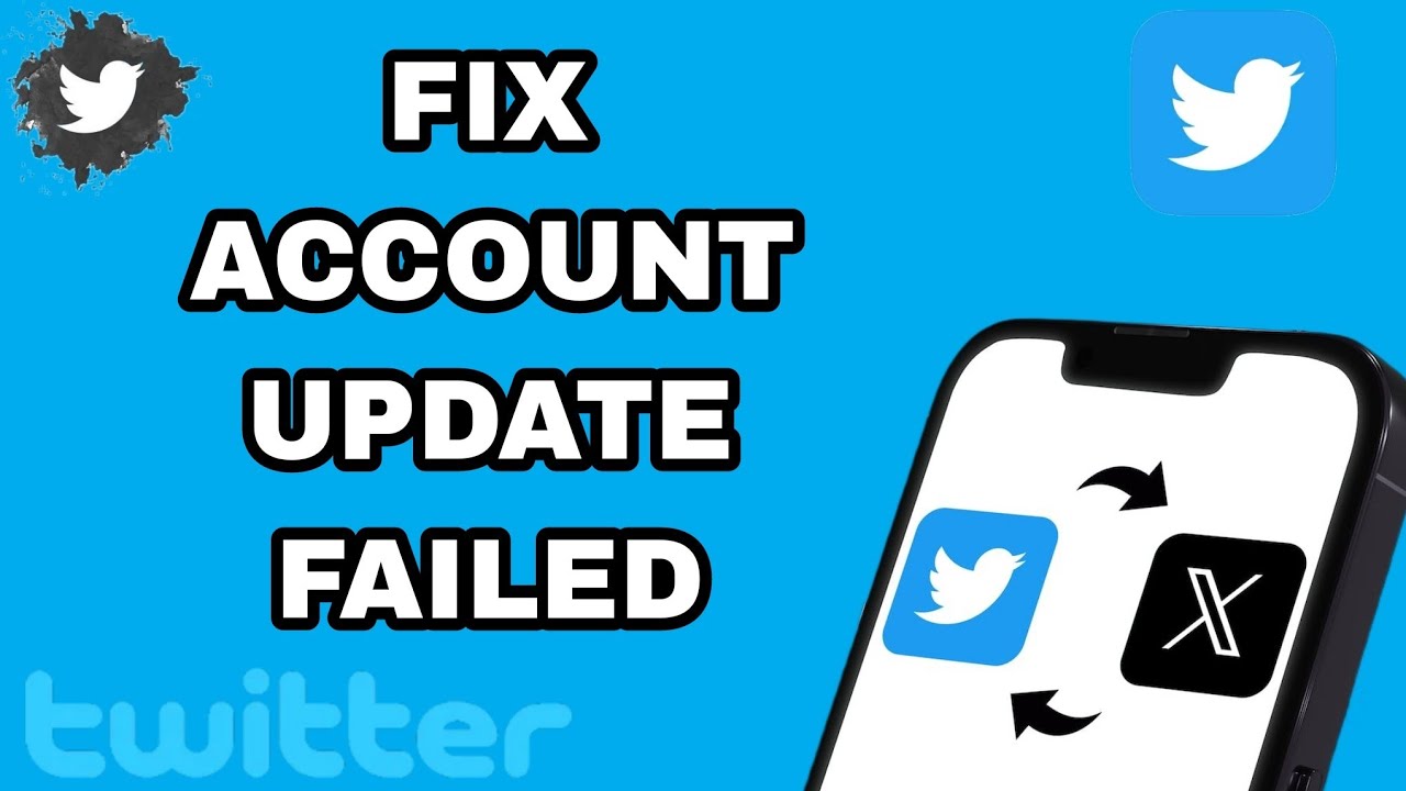 How To Fix And Solve Twitter Account Update Failed | Final Solution