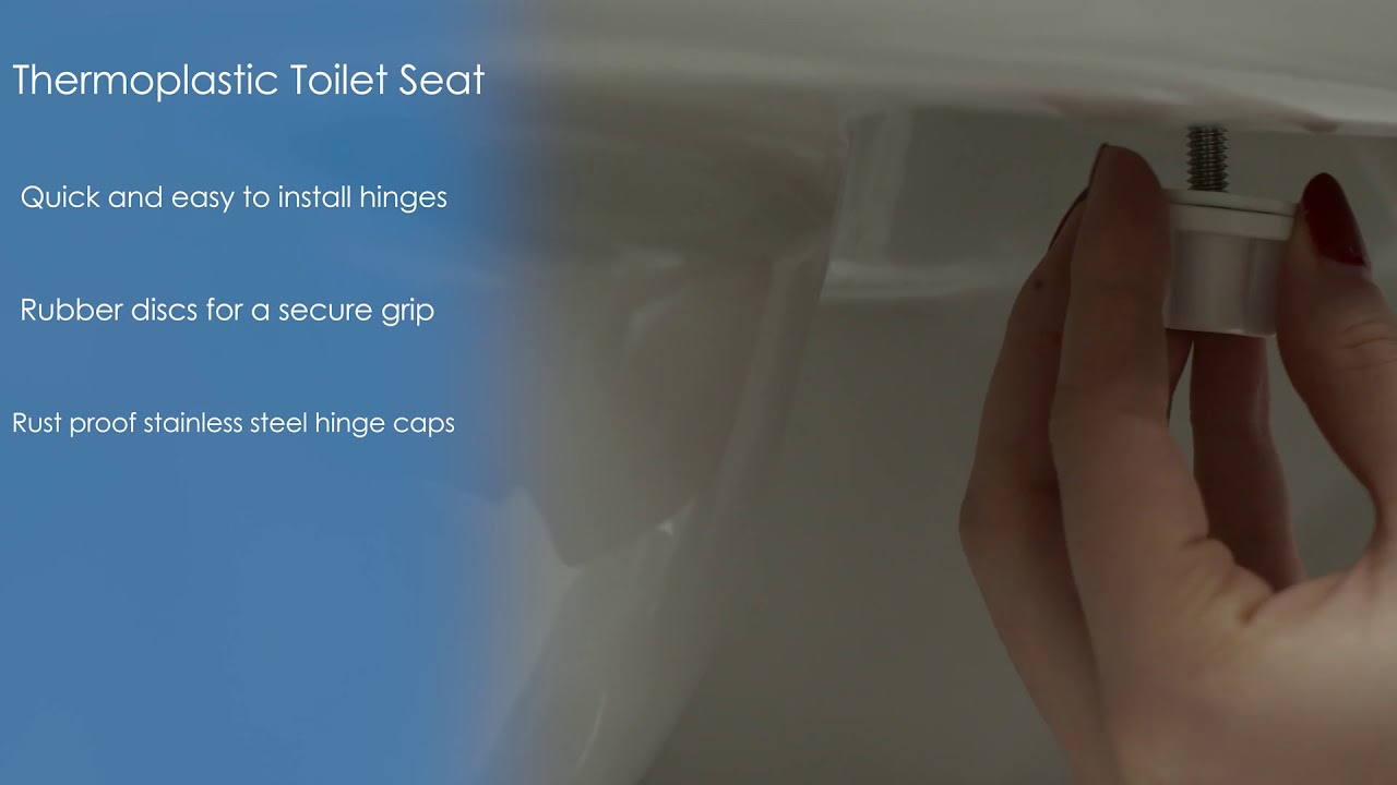 Aqualona Grey Thermoplast Toilet Seat