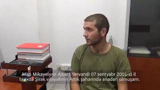 Azerbaycan - Ermenistan : Esir Ermeni Askeri Pkk İtirafi