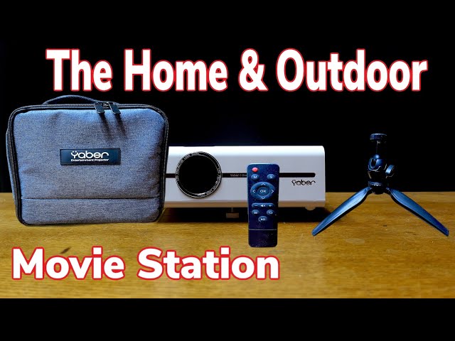 YABER V5 Mini Projector / The home Wi-Fi movie station 