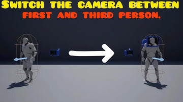 Switch the Camera Between First and Third Person With a Crosshair - Unreal Engine 4 Tutorial