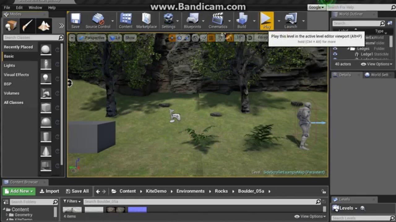 Unreal Engine 4 - Absolute Beginner Tutorial - Part 1a: Fundamentals of Game Design - YouTube